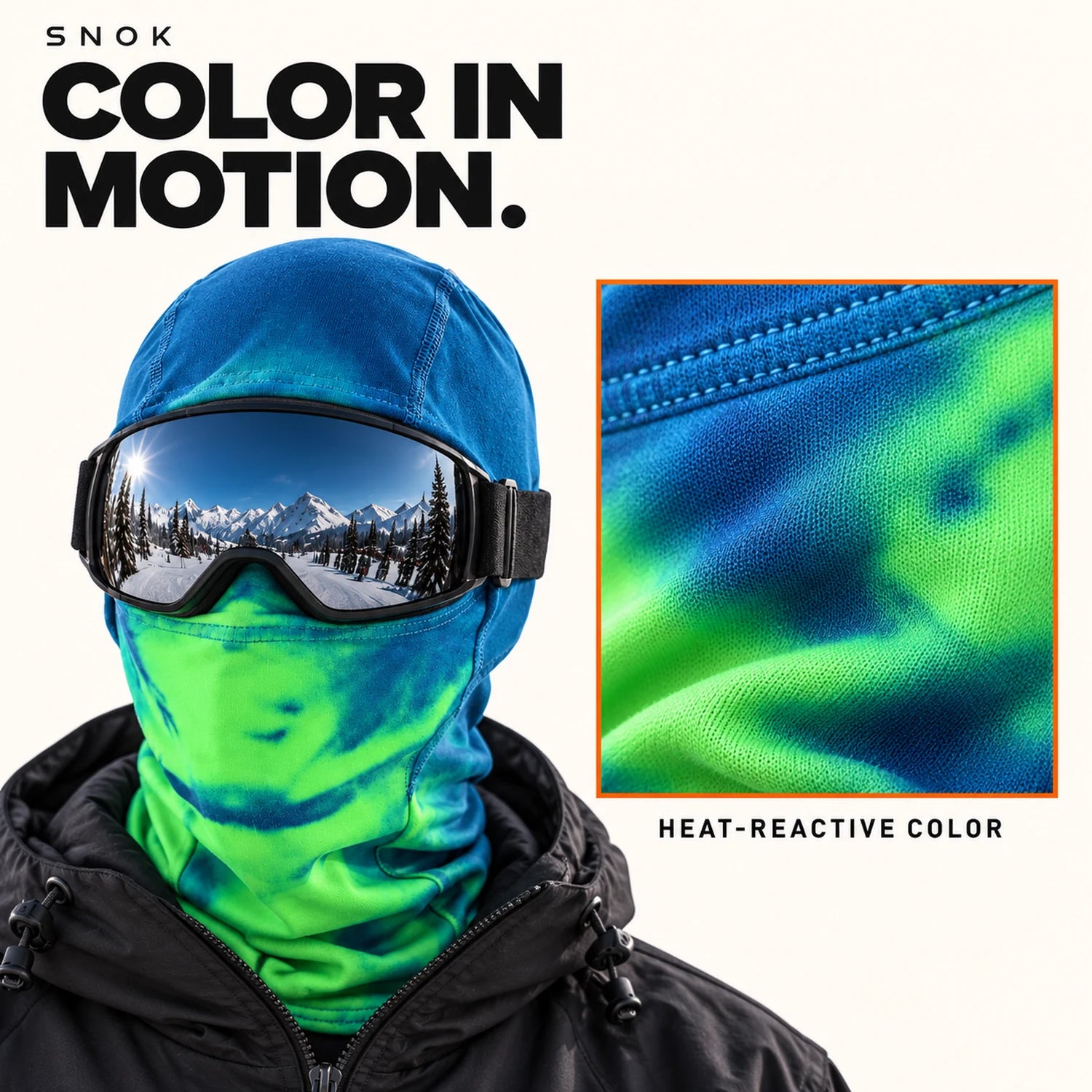 Chameleon Ski Mask — design overview