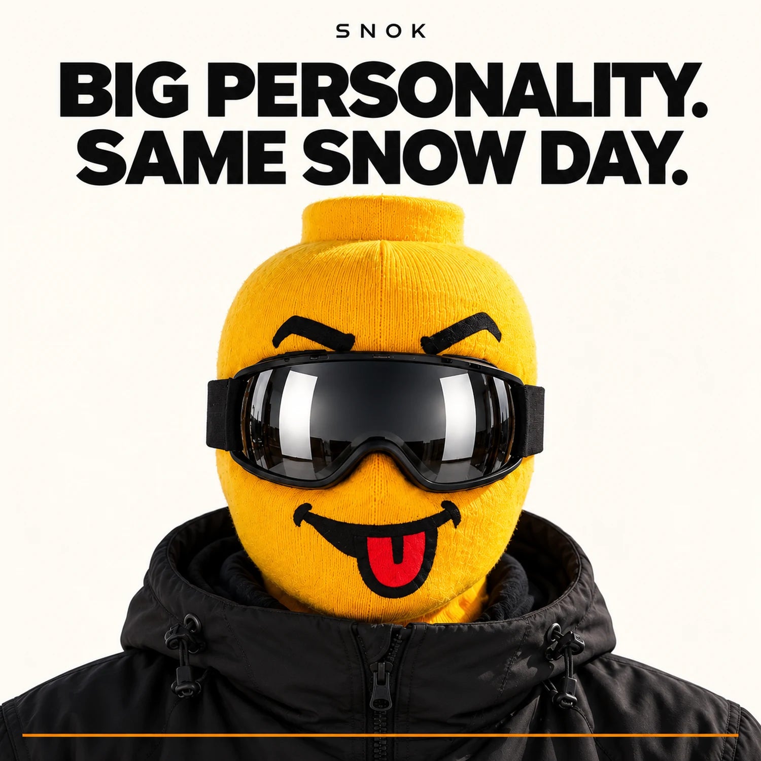 Yellow-Head Ski Mask — design overview